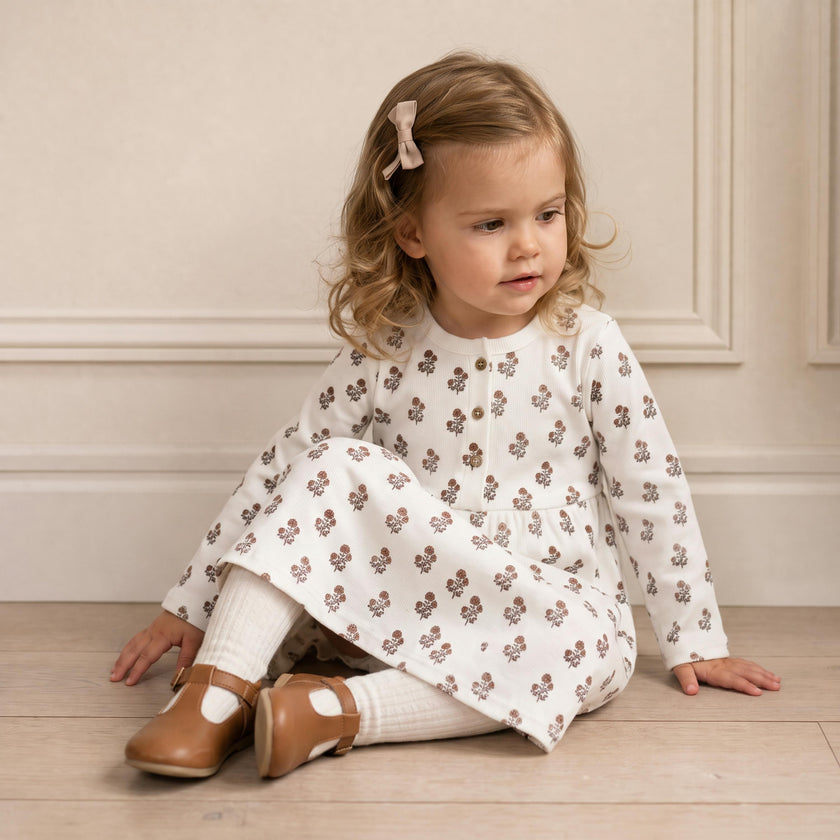 Organic Buttoned Dress - Loom