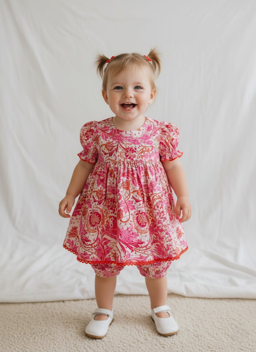 Leah Dress Whitewith Lace Detail