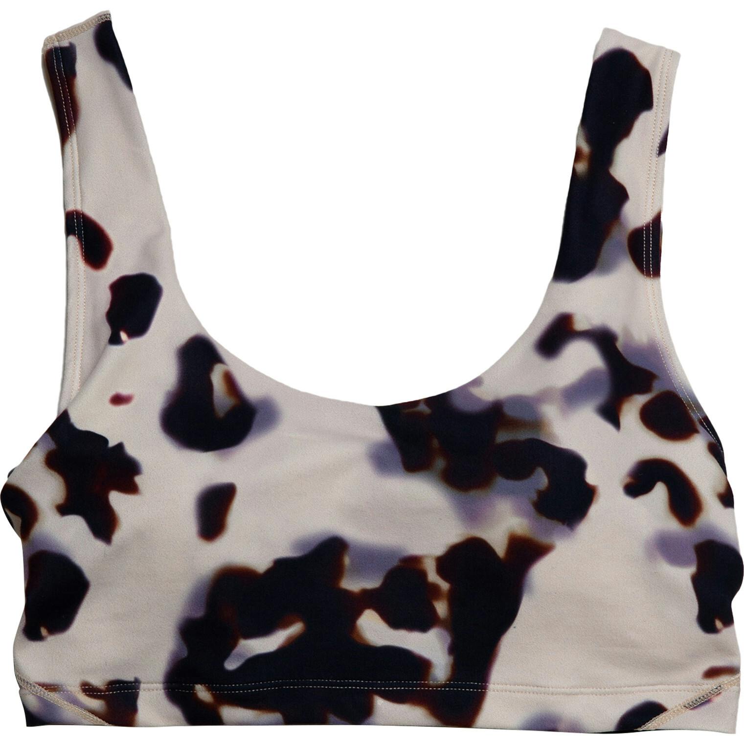 Women's Blonde Tortoise Sports Bra
