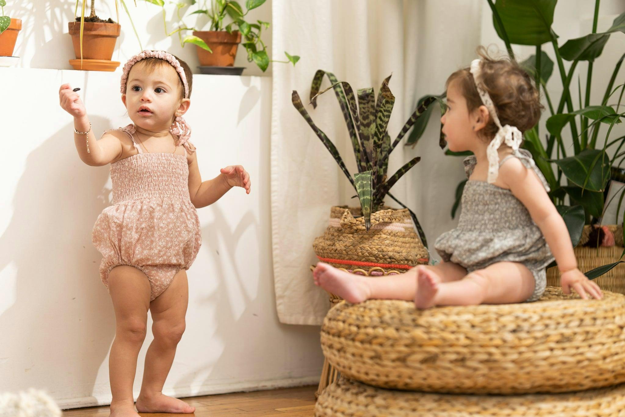 Baby Textured Floral Romper