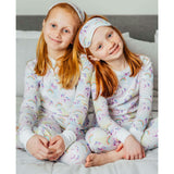 The Organic Long Sleeve Pajama Set [Unicorns and Rainbows]