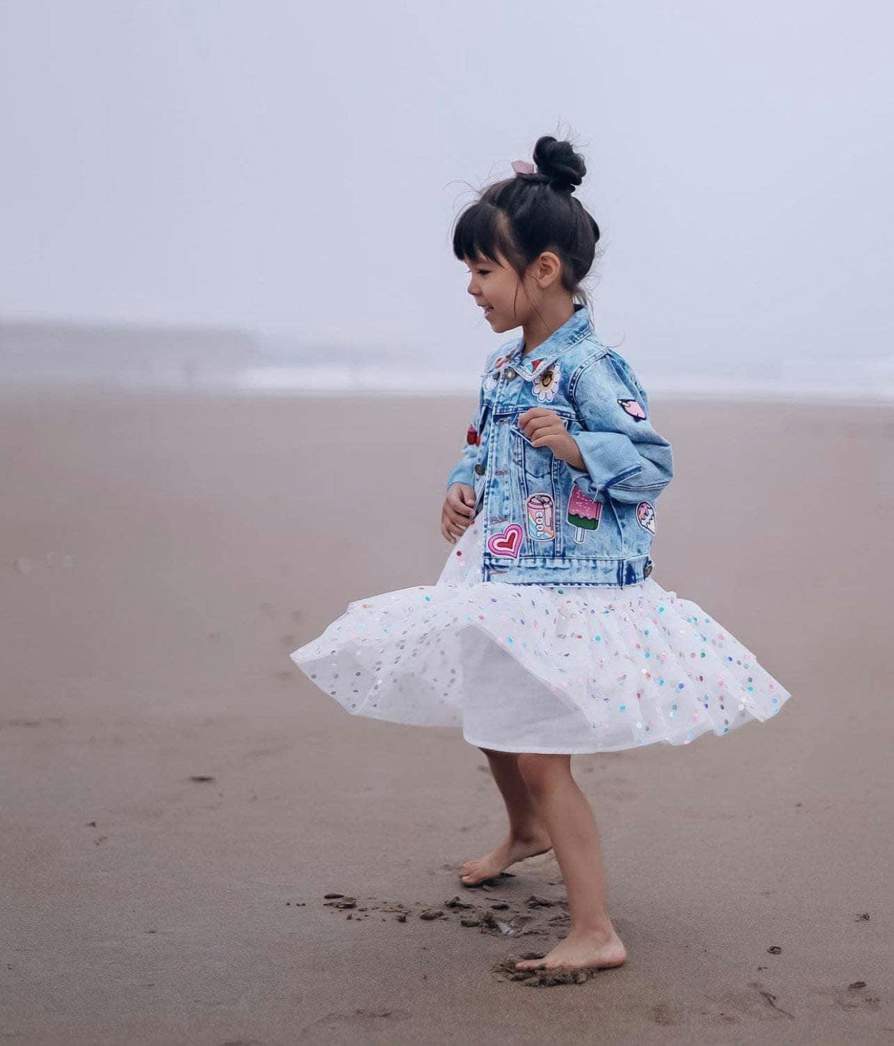 All About the Patch Crop Denim Jacket