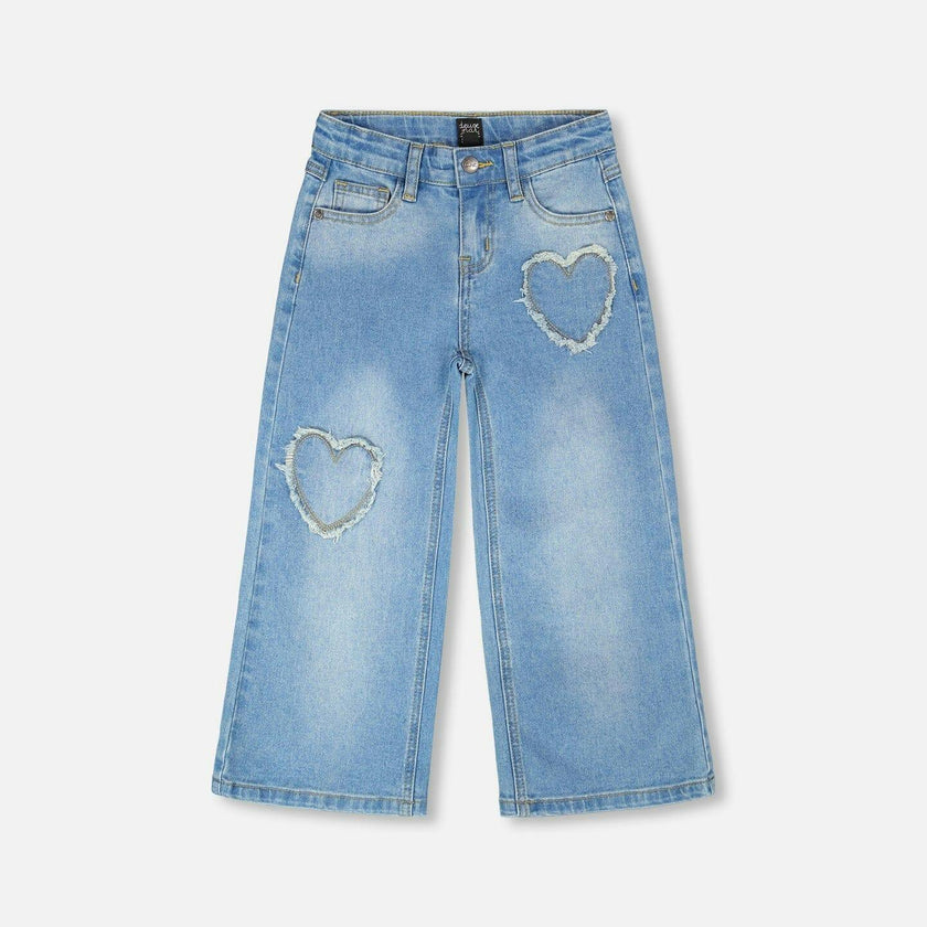 Wide Leg Denim Jeans