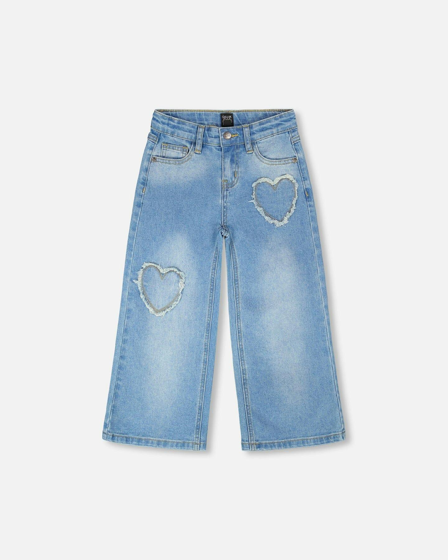Wide Leg Denim Jeans