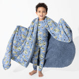 Pirate Cove Bamboo Sherpa Blanket