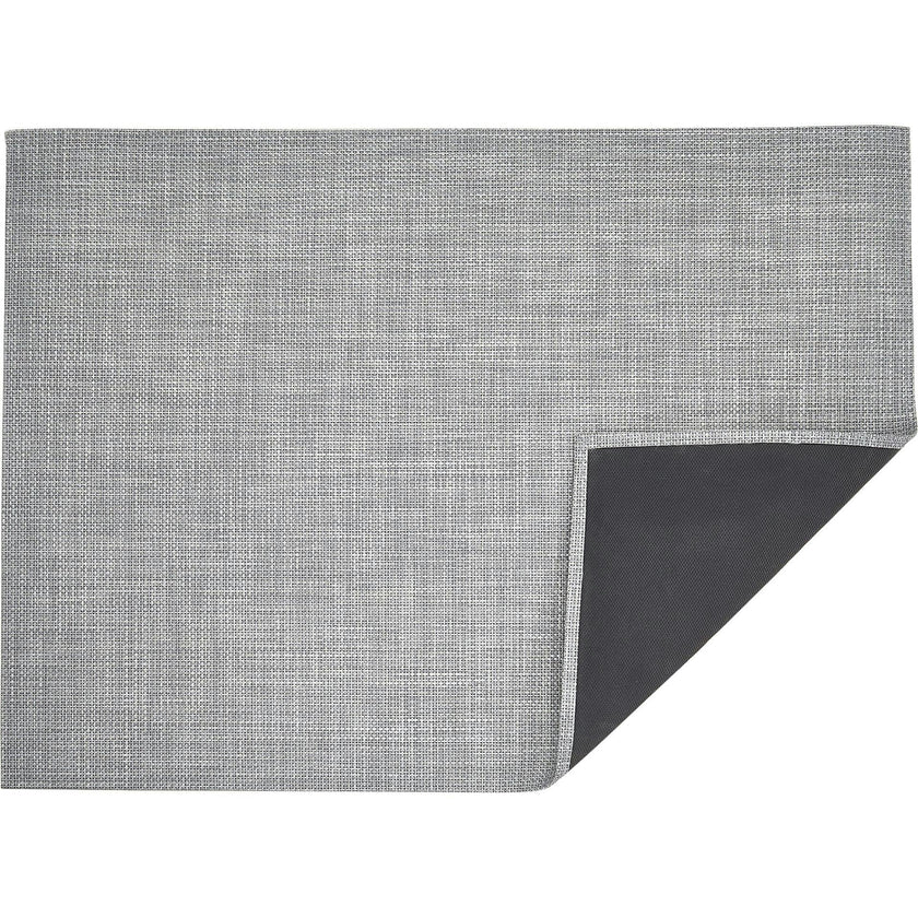 Basketweave Floor Mat, Grey