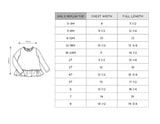Girls Long Sleeve Peplum Set in Lavender Cloud Checkered
