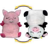 FlipaZoo: Upside Down Inside Out - to - 2-In-1 Animal Plush