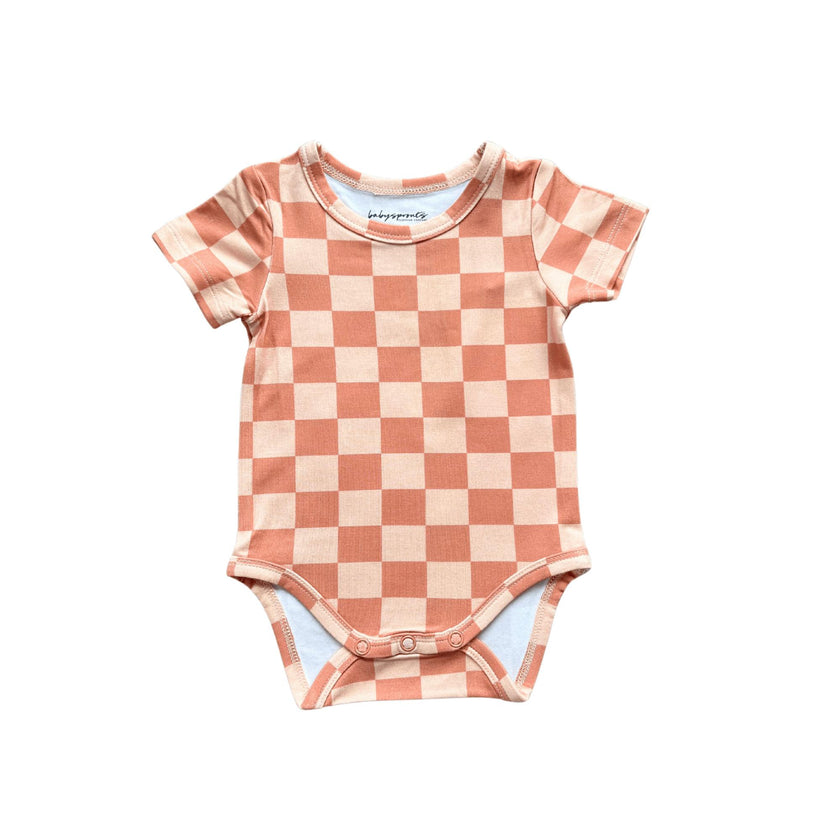 Baby Short Sleeve Bodysuit Retro America