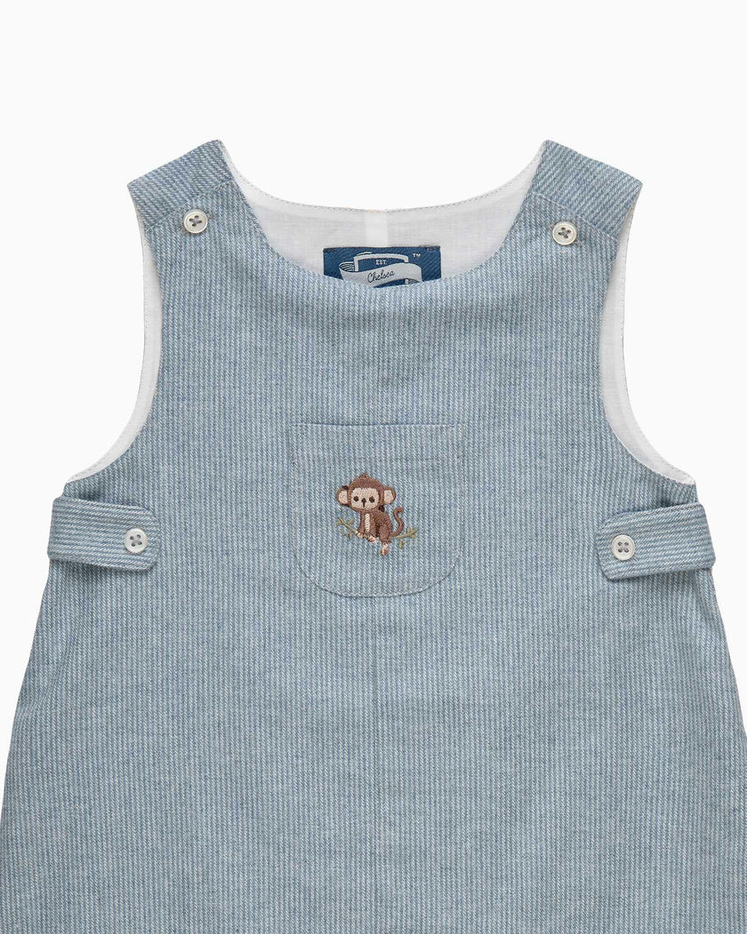Baby Archie Romper in Monkey