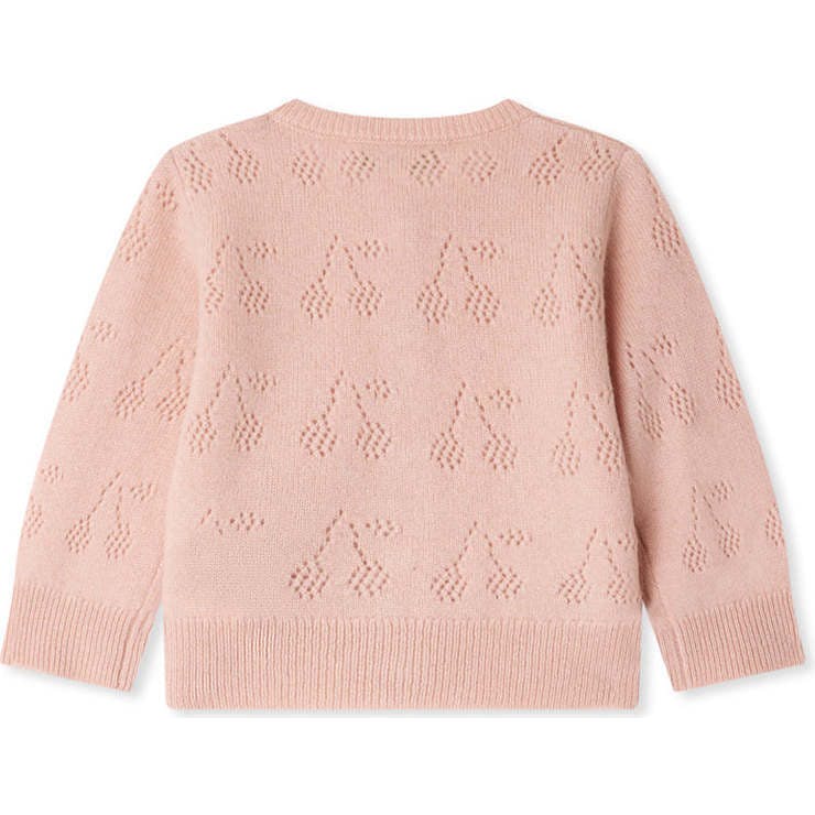 BONPOINT Gwenoli Cashmere Cardigan - Pink Rose