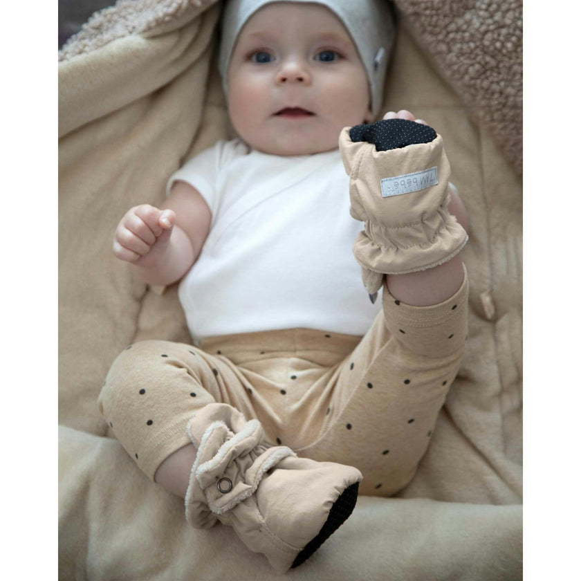 Airy Baby Booties With Anti-Slip Grip Soles