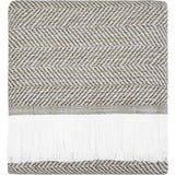 Herringbone Stain Resistant Indoor Outdoor Throw