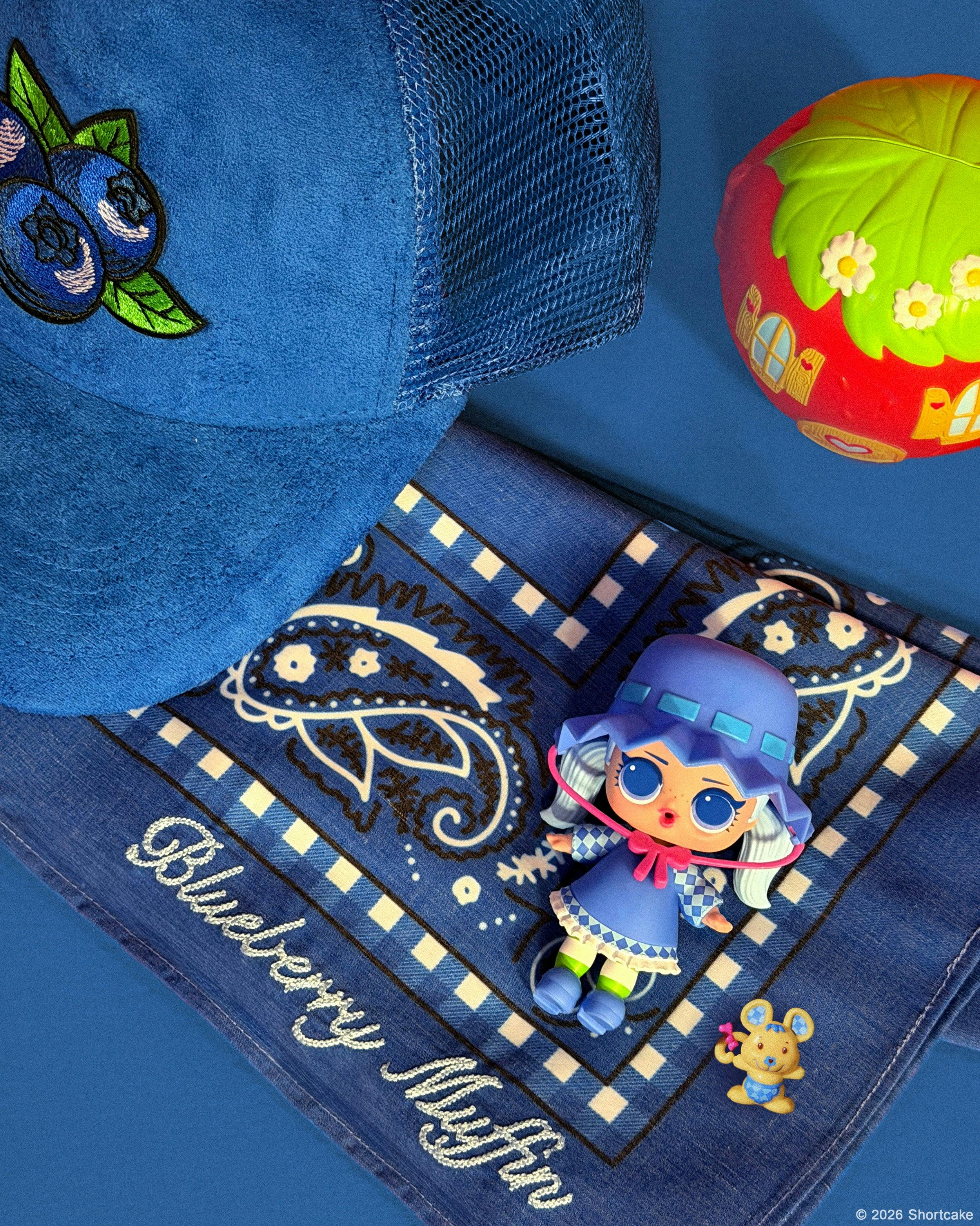 LOL Surprise! x Strawberry Shortcake Blueberry Muffin Bandana