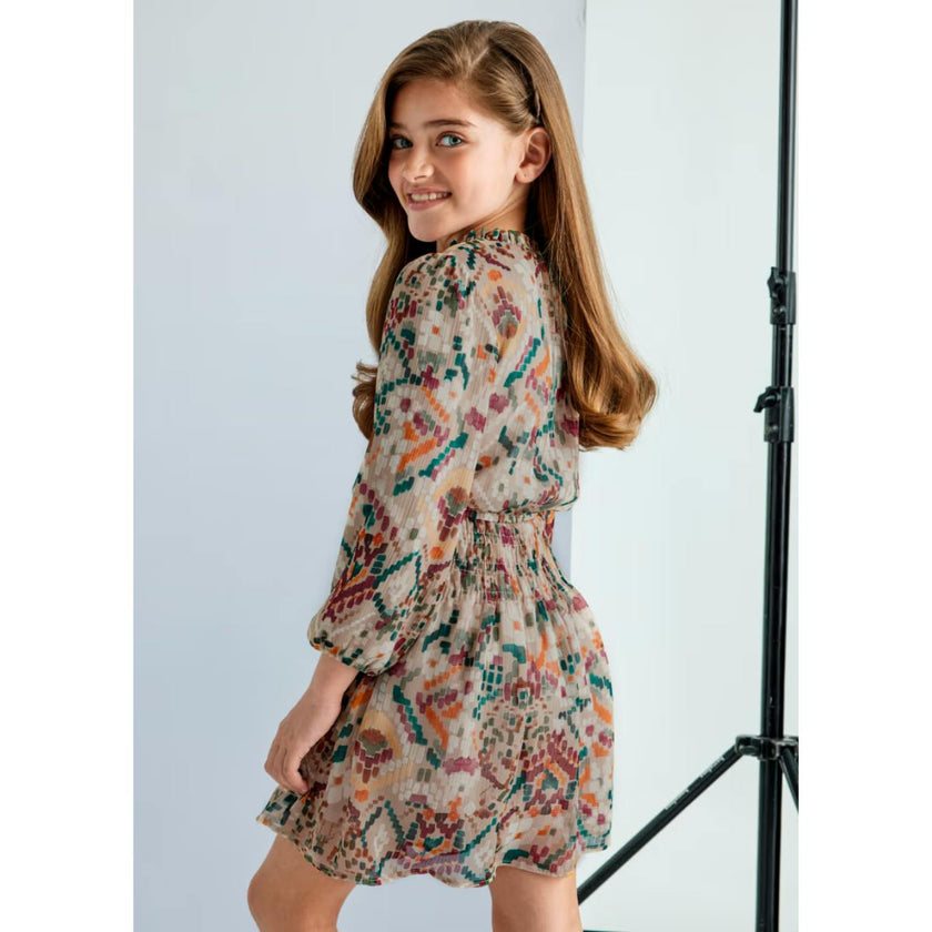 Girl Print Dress
