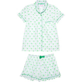 Women's Palm Tree Shirt & Boxer Short Set