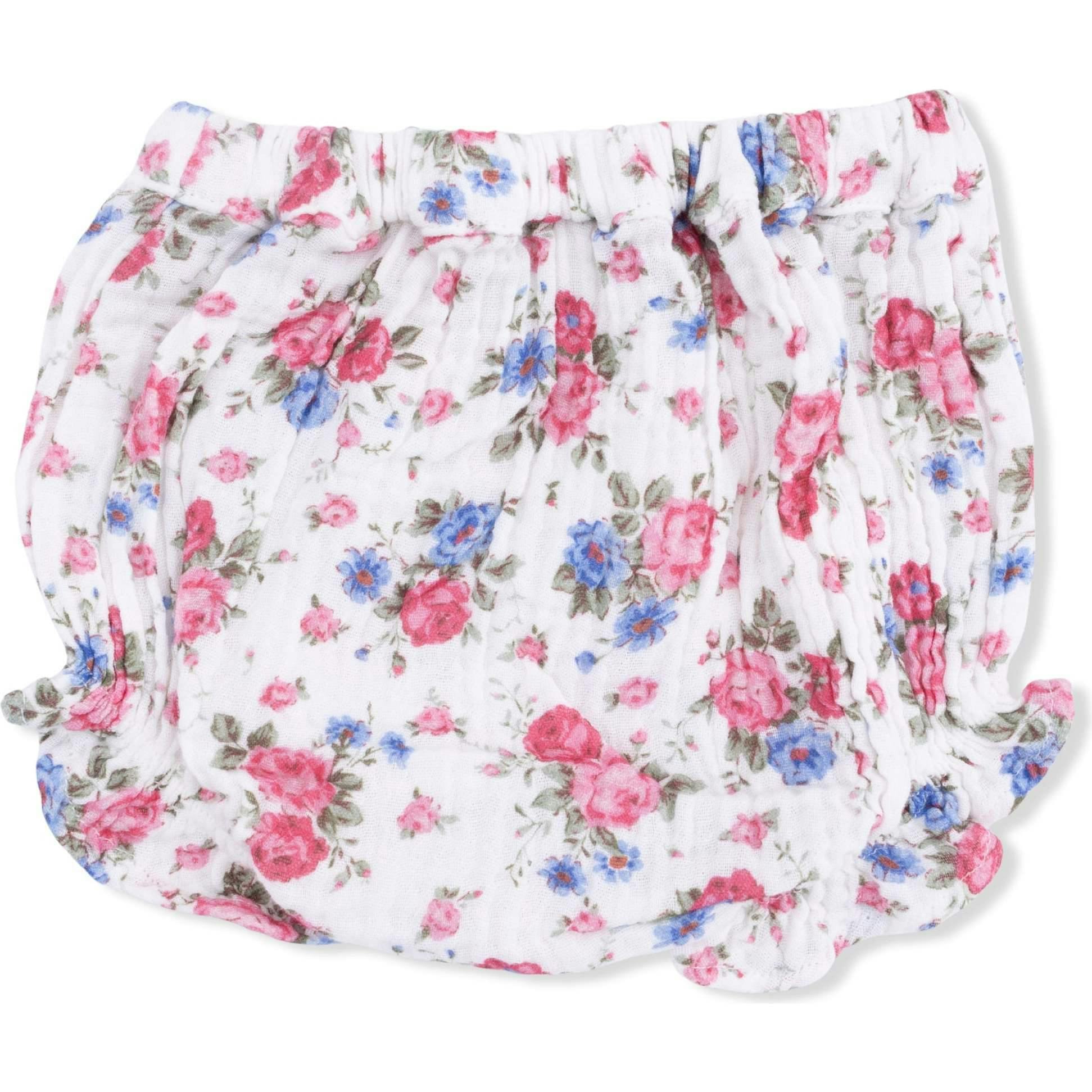 Cabbage Roses - Ruffle Back Top and Bloomer