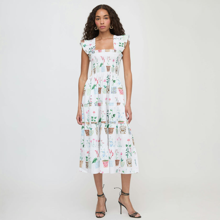The Ellie Nap Dress - Flower Pots