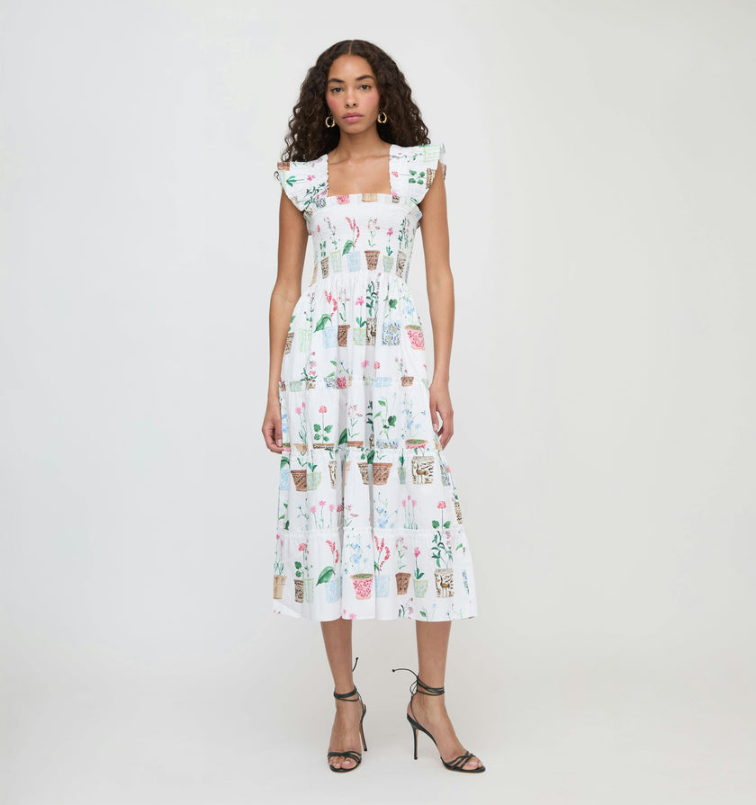 The Ellie Nap Dress - Flower Pots