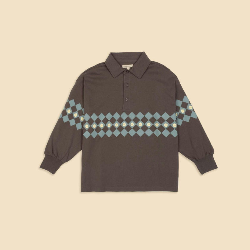 Midnight Slate Check Polo