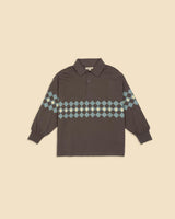 Midnight Slate Check Polo