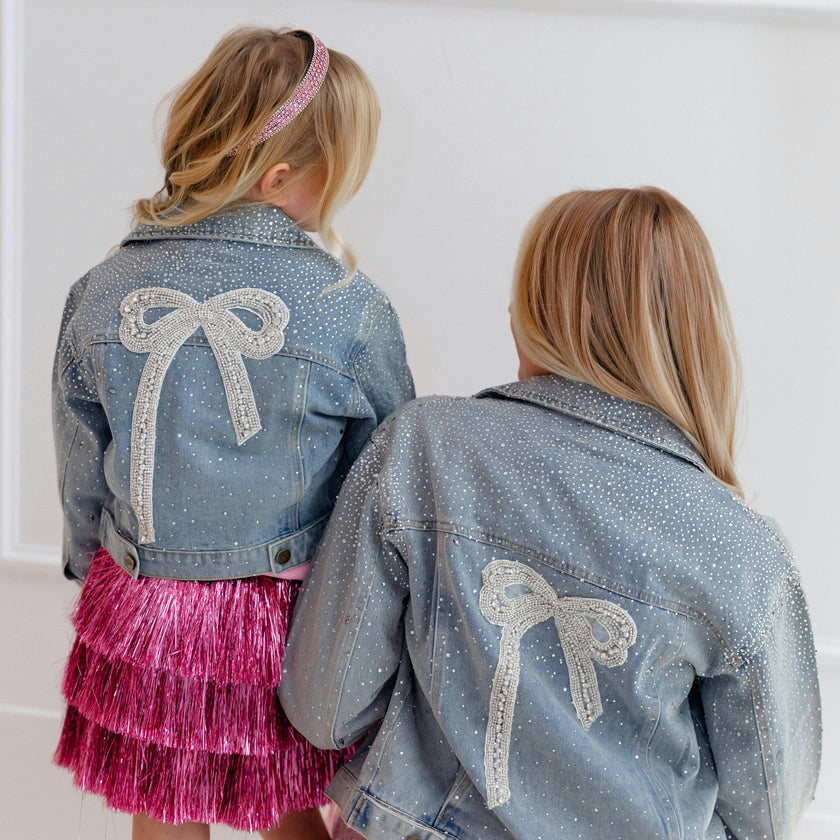 Women's Crystal Denim Jacket