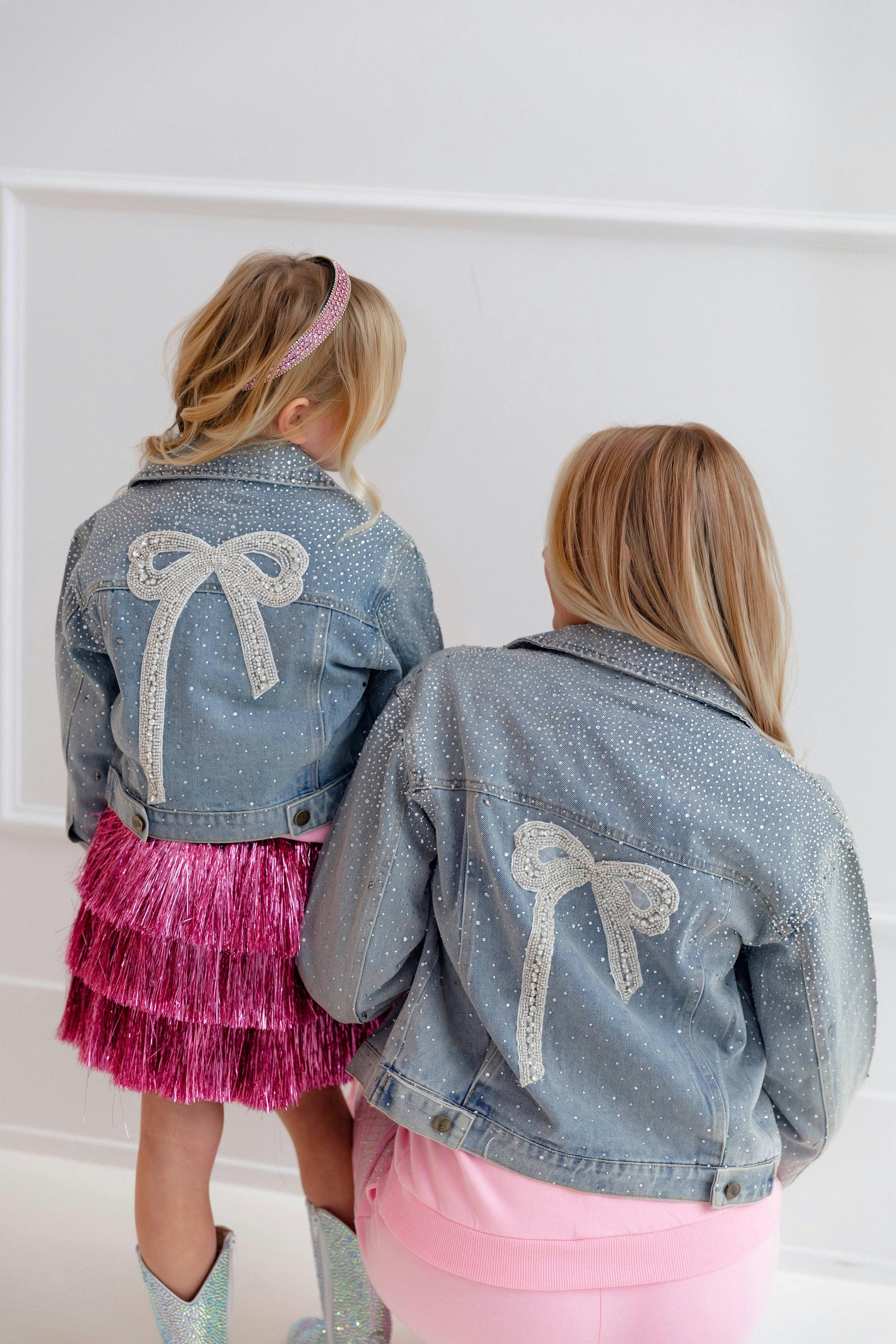 Women's Crystal Denim Jacket
