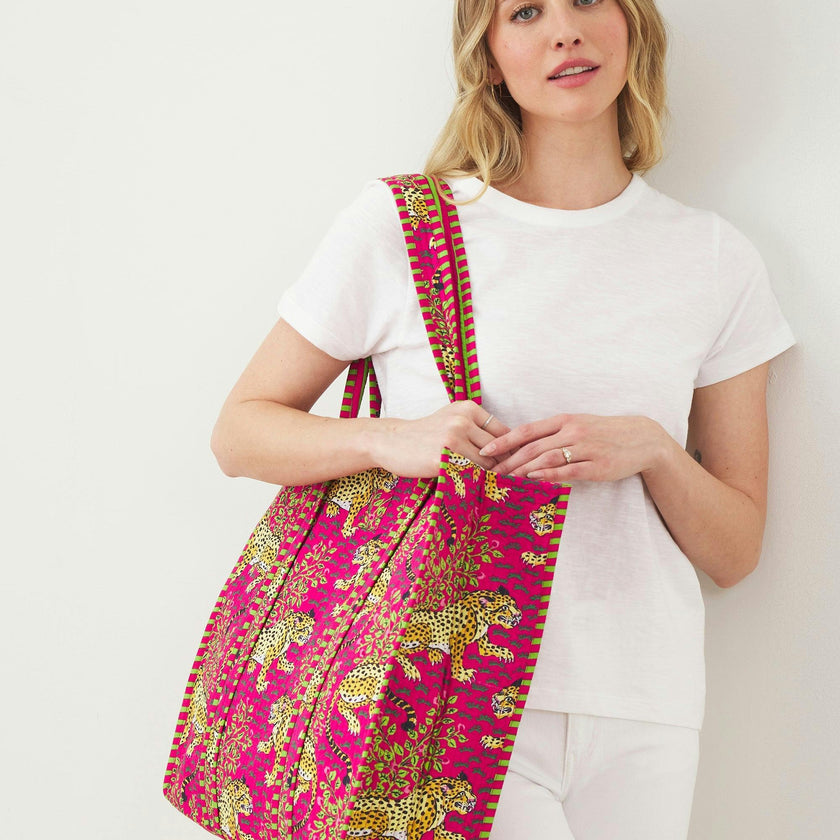 Bagheera - The Traveler Tote - Hot Pink