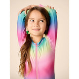 Long Sleeve One-Piece Swimsuit, Multi