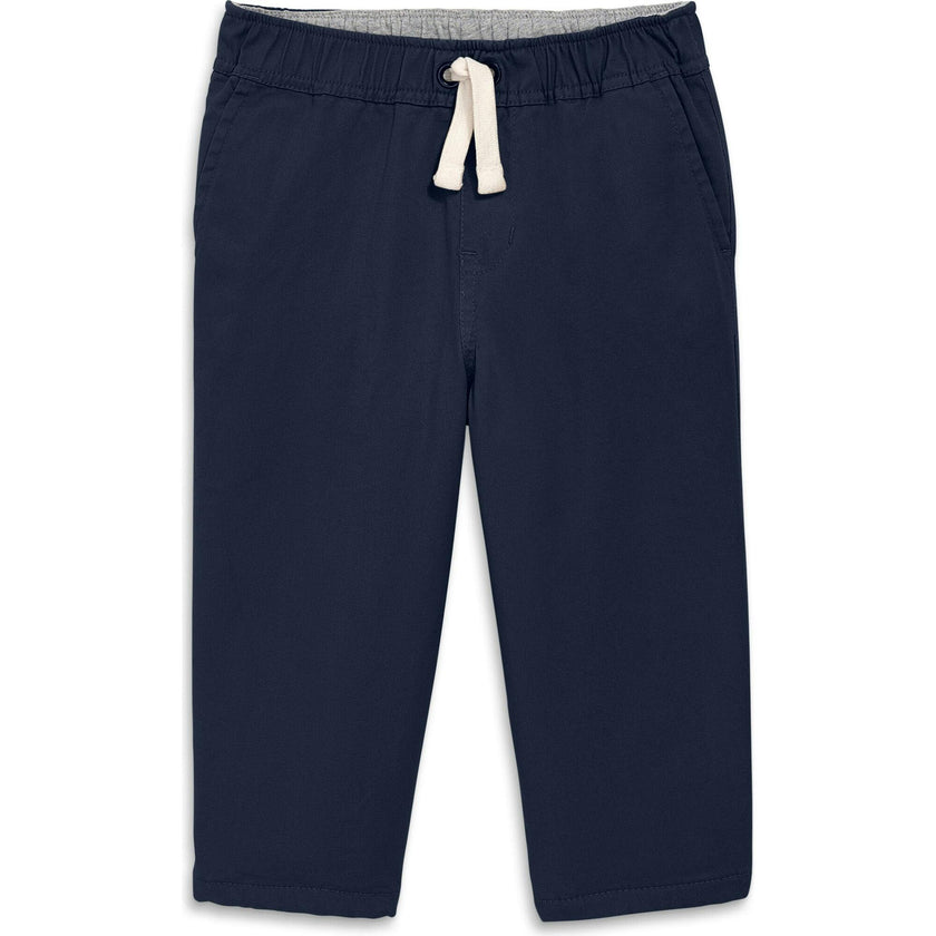 Baby lined stretch chino drawstring pant