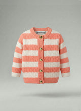 THE ASPEN CASHMERE CARDIGAN | NANTUCKET STRIPE