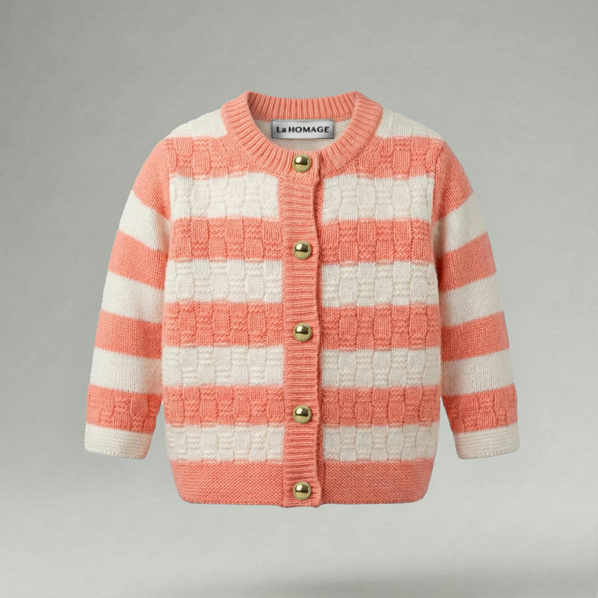 THE ASPEN CASHMERE CARDIGAN | NANTUCKET STRIPE