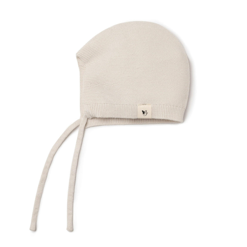 Knitted Bonnet Dark Almond