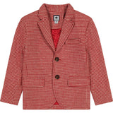Mac Boys Houndstooth Check Classic Blazer, Stripes