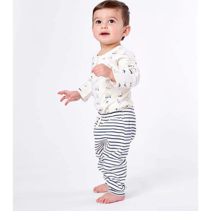 Sailor Stripe Harem Pant, Blue