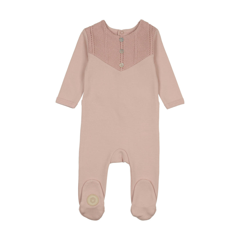V-Knit Henley Footie