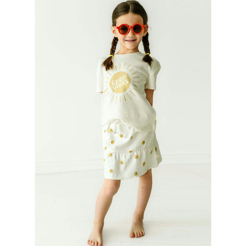 Organic Boxy Tee and Skort