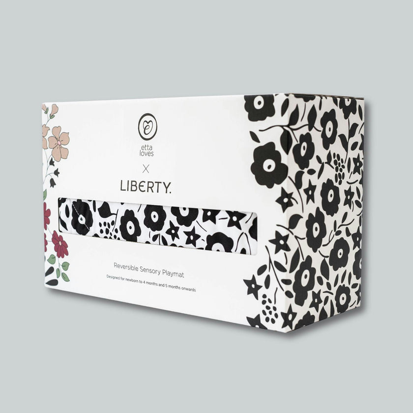 ETTA LOVES x LIBERTY – Reversible Sensory Playmat - birth to 12 months