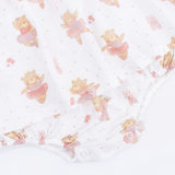Teddy Bear Ballerina - Smocked Ruffle Bubble with Skirt