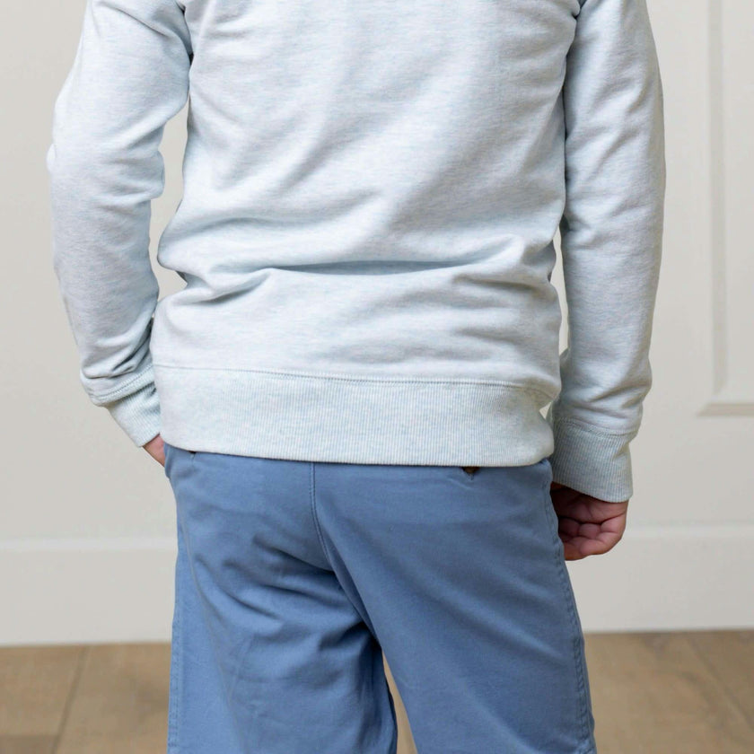 Organic Uniform Stretch Chino Short, Blue