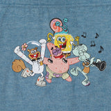 SpongeBob SquarePants™ x Andy & Evan® | Kids Krabby Patty Sleigh Ride Tee | Pink