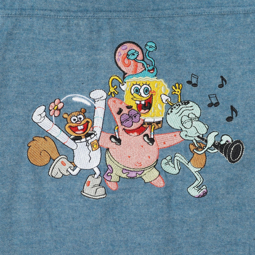 SpongeBob SquarePants™ x Andy & Evan® | Kids Krabby Patty Sleigh Ride Tee | Pink