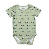 Baby Boy Short Sleeve Bodysuit in Golf Cart