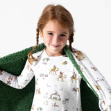 Yuletide Bamboo Girls' Long Sleeve Dress
