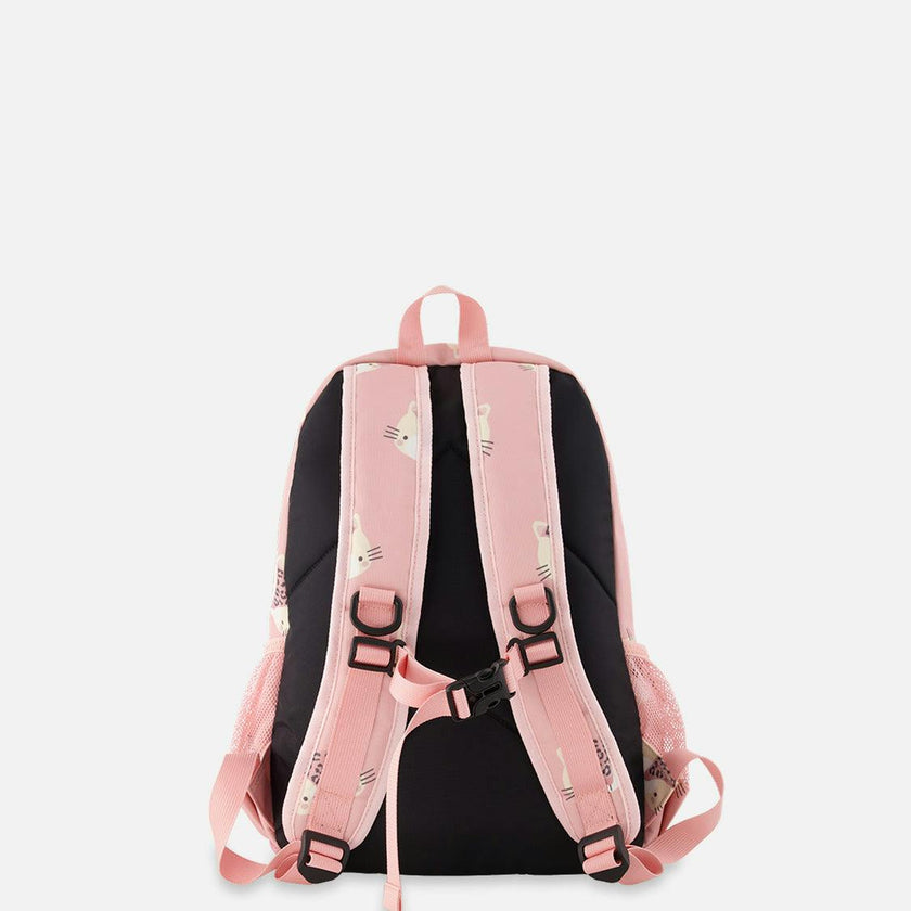 Little Girl Leopard Adorable Compact Functional Spacious Backpack