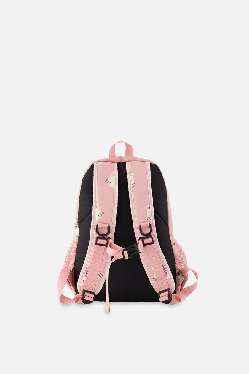 Little Girl Leopard Adorable Compact Functional Spacious Backpack