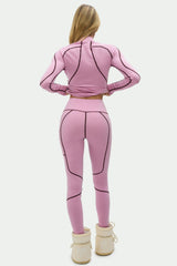 Hallie Midweight Merino Legging Amethyst