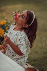 Oversized T-Shirt | Organic Cotton Jersey - Scandi Floral