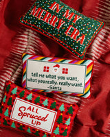 Merry Era Needlepoint Pillow