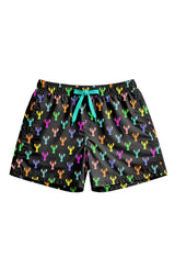 Dylan Boys Multicolor Lobster Print Board Shorts